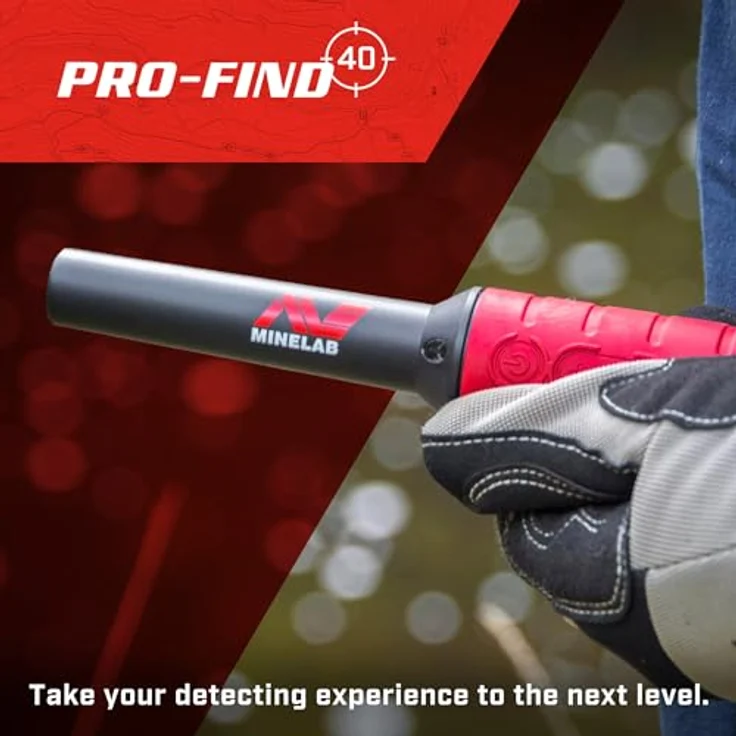 Minelab Pro Find 40 Pinpointer, 3 m wasserdicht mit LED Taschenlampe, Verlustalarm und fünf Empfindlichkeitsstufen – Bild 3