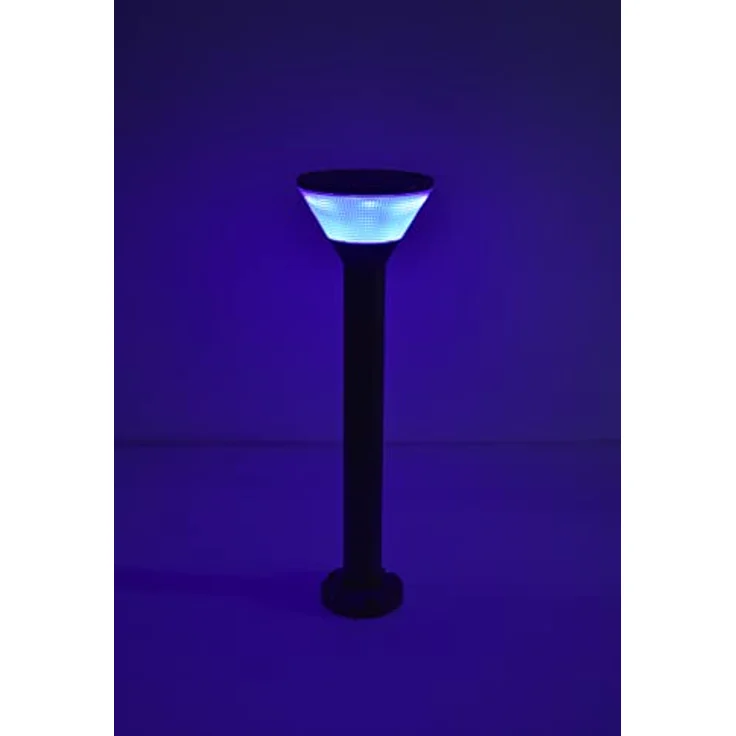 Lutec Solar-Außenstandleuchte mit Bewegungsmelder KARLO 6935802012 LED 5W Schwarz – Bild 5
