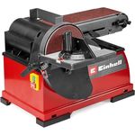 Einhell Stand-Band-Tellerschleifer TE-US 400, 400 W, Ø 150 mm Schleifteller, 100 x 914 mm Schleifband, inkl. Zubehör