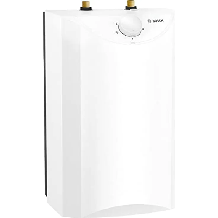 Bosch Tronic 3500 TO, elektronischer Kleinspeicher 5 Liter, steckerfertiger Untertischspeicher mit Tropfstopp, Druckstopp und Kindersicherung, Energieklasse A, Weiß