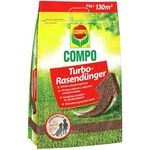 COMPO Turbo-Rasendünger - leistungsstarker Rasendünger für alle Rasenflächen - für schnelle Ergebnisse - 5 kg für 130 m²