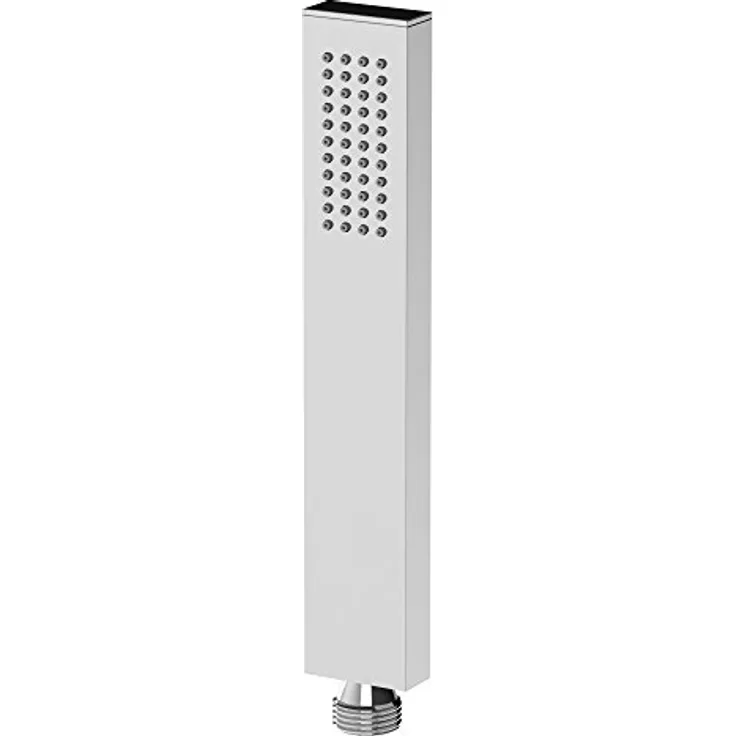 Steinberg 099 9675 Hochwertiger Premium Duschkopf aus massivem Messing mit polierter Chrom-Oberfläche für Bad und Dusche Stabhandbrause, Edelstahl-Optik