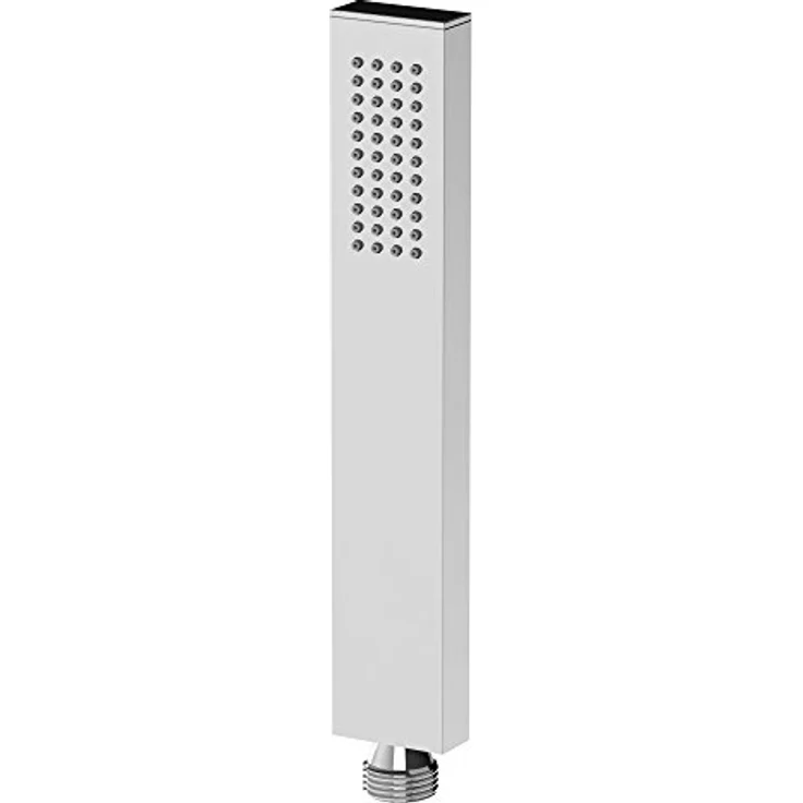 Steinberg 099 9675 Hochwertiger Premium Duschkopf aus massivem Messing mit polierter Chrom-Oberfläche für Bad und Dusche Stabhandbrause, Edelstahl-Optik – Bild 1