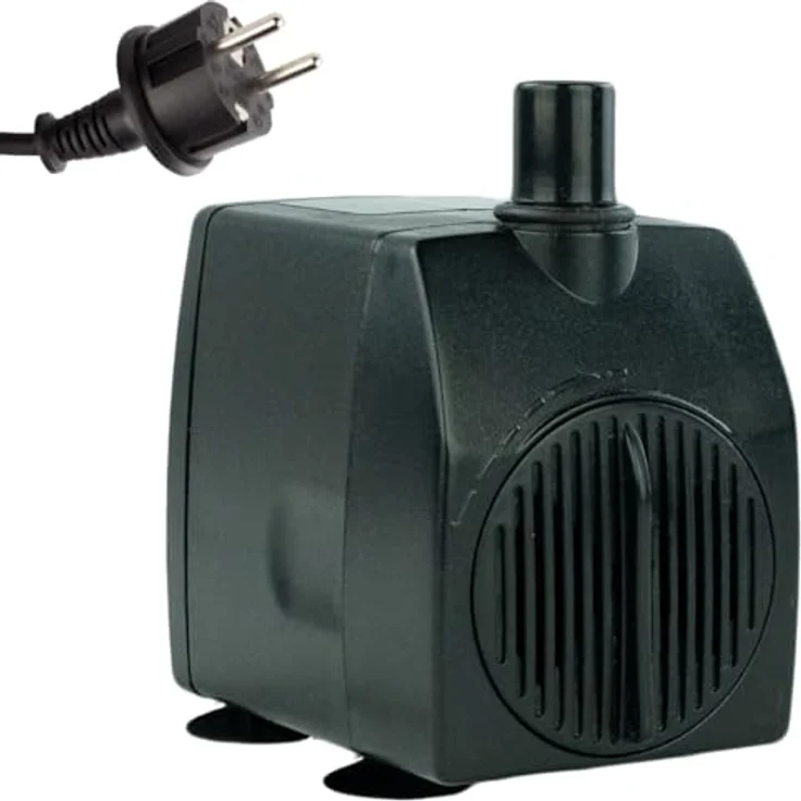 KERRY Wasserpumpe KEP950N – 950 L/H, nur 14 Watt, 10m Kabel, 180 cm Förderhöhe, Schwarz – Bild 2