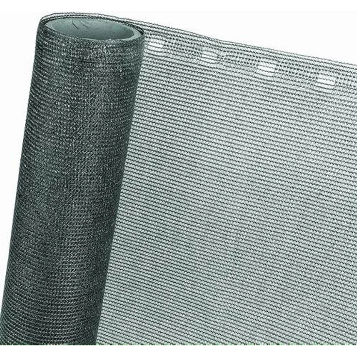 HaGa® Zaunblende 0,9m x 1m (Meterware) - 85% Schattierwirkung in anthrazit - effektiver Sichtschutz für Zaun und Terrasse - Sonnenschutzgewebe Tennisblende Windschutz - Sonnenschutz