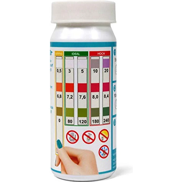 POOL TOTAL Water SCAN Teststreifen Aktivsauerstoff, pH + Alk. – Bild 4