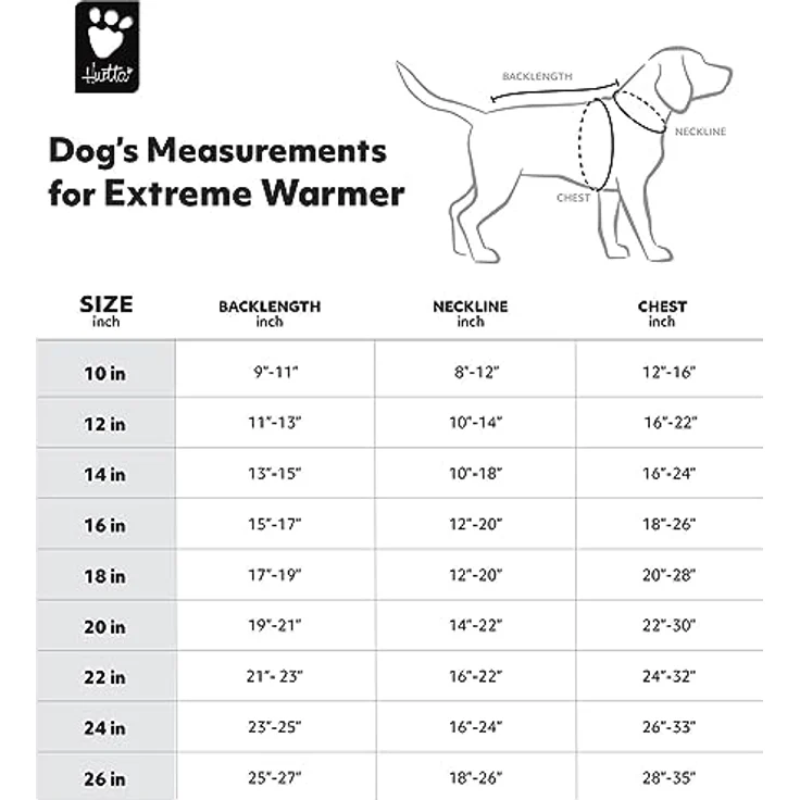 Hurtta Extreme Warmer Hundemantel für Winter, Winterjacke für Hunde, Dunkelgrau 45cm – Bild 3