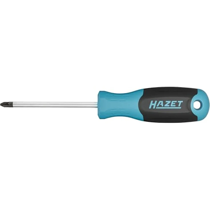 Hazet Pozidriv Schraubendreher 811-PZ2, 215 mm Gesamtlänge, ergonomischer 3-Komponenten-Griff – Bild 3