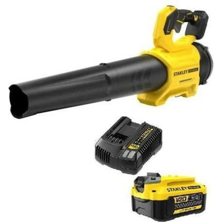 Stanley Laubsauger + Laubbläser ST-GEBLÄSE V20 SFMCBL730M1, Akkubetrieb mit hoher Saugleistung