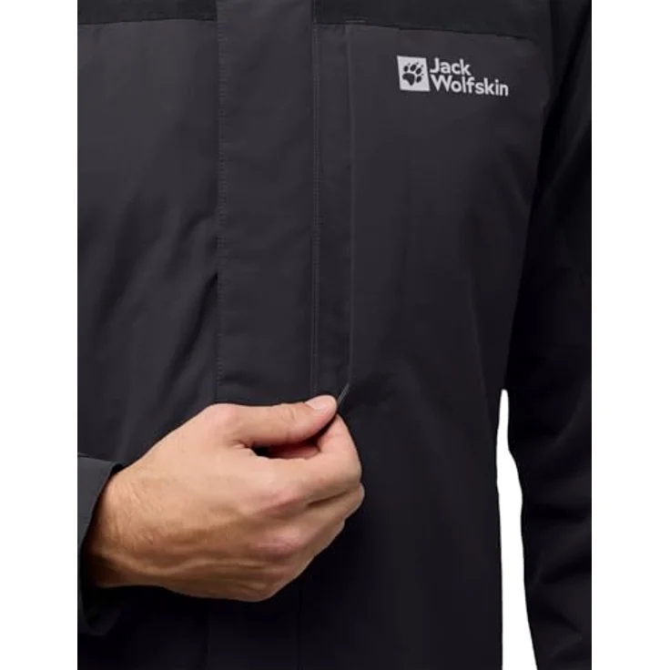 "Jack Wolfskin 3-in-1-Funktionsjacke ROMBERG 3IN1 JKT M, wasserdicht, winddicht, atmungsaktiv, TEXAPORE CORE, PRIMALOFT BLACK RISE, nachhaltig, blau" – Bild 6