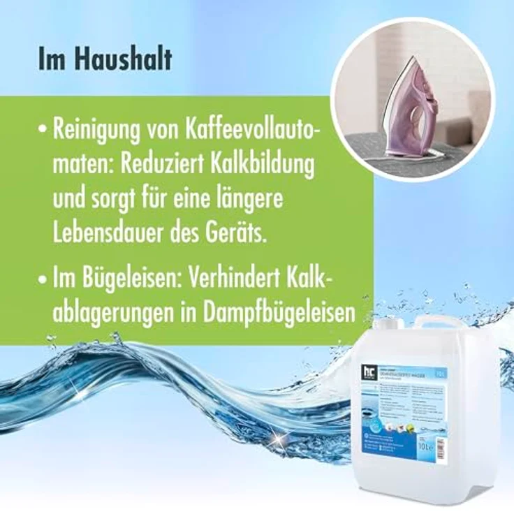 Höfer Chemie GmbH 4 x 10 Liter Demineralisiertes Wasser – Bild 5