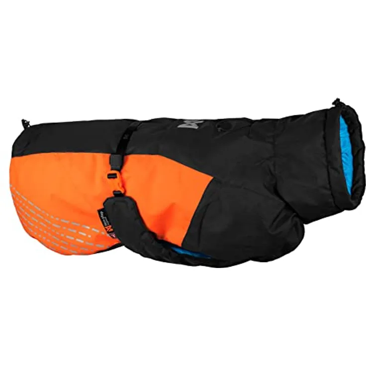 Non-stop dogwear Glacier JACKET 2.0 |3200| Leichte und Funktionelle, warme Jacke, Größe:45, Schwarz