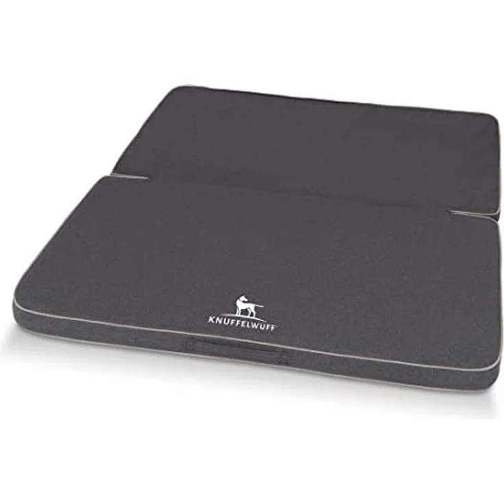 Knuffelwuff Hundematte Faltbare Reisematte Tacoma, Orthopädisch, Velours-Surface, Kuschelig – Bild 2