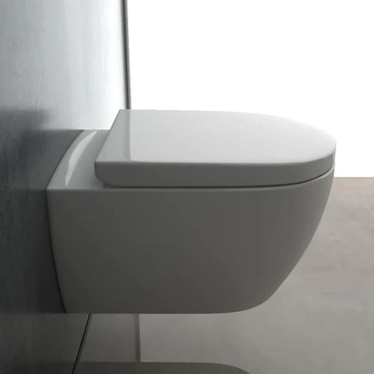Alpenberger WC mit Bidet Funktion | Dusch WC | Toilettendeckel D Form | Hänge WC mit Intimdusche | Taharet WC Bidet WC | Wand WC Toilette Passend Geberit (7100 U) – Bild 2