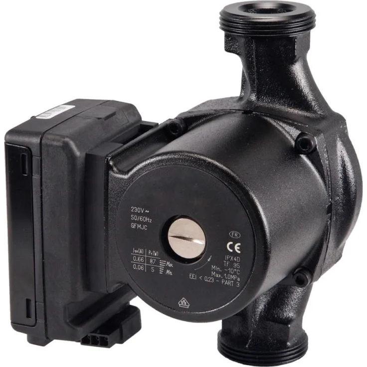 Dimplex UPH 90-25, hocheffiziente Wasserpumpe mit 1,1 kW Leistung und 9,5 m Förderhöhe