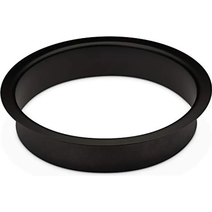 SOTECH Waschtisch Durchwurfring Edelstahl matt schwarz lackiert Ø 210 mm Höhe 41,5 mm zum Einbau in Waschtisch oder Arbeitsplatte Abfalldurchwurf-Ring