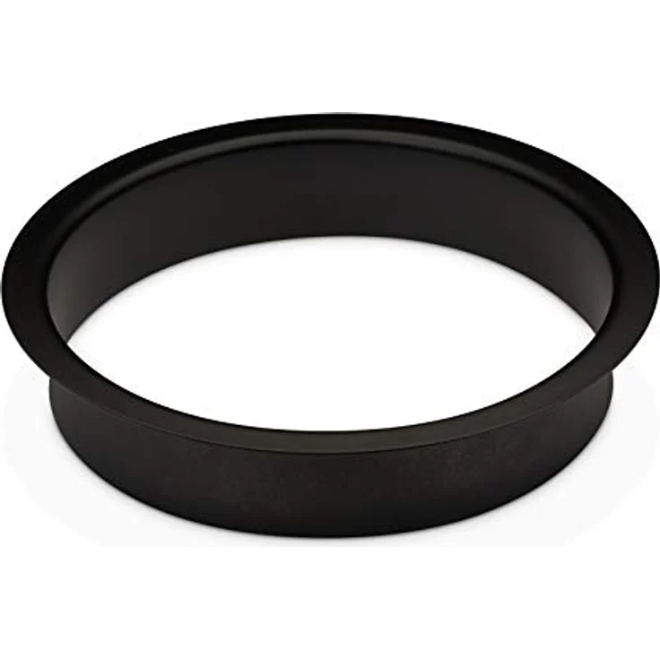 SOTECH Waschtisch Durchwurfring Edelstahl matt schwarz lackiert Ø 210 mm Höhe 41,5 mm zum Einbau in Waschtisch oder Arbeitsplatte Abfalldurchwurf-Ring – Bild 1