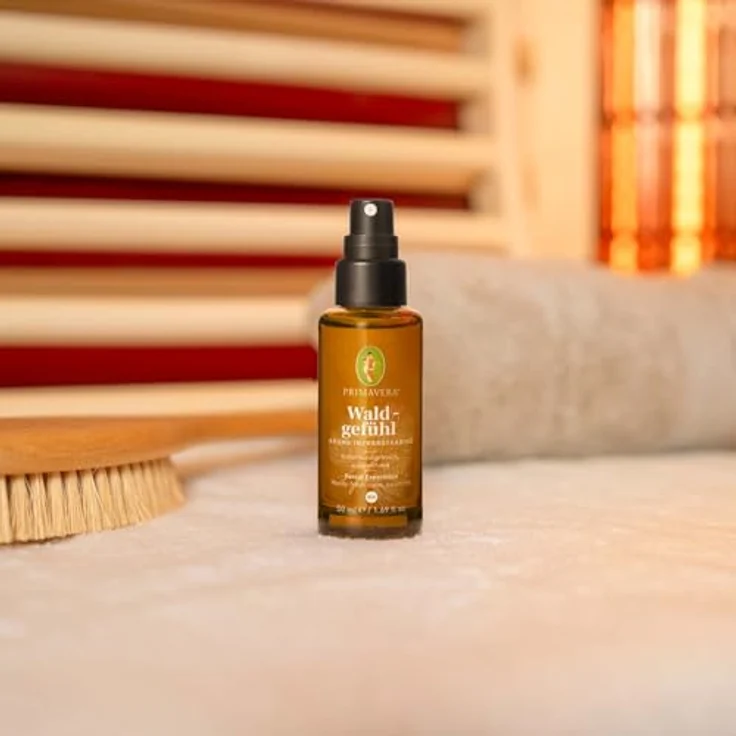 PRIMAVERA Waldgefühl Aroma Infrarot Kabinen-Spray Bio, 50 ml mit harmonisierender Wirkung und waldig-frischem Duft – Bild 4