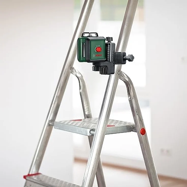 BOSCH UniversalLevel 360 Set, Kreuzlinien-Laser mit Stativ TT 150 - grüne Laserlinien, 360°-Linie, selbstnivellierend – Bild 6