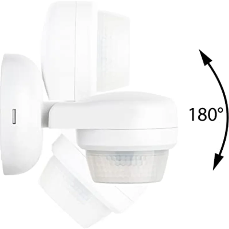 SEBSON® Bewegungsmelder Aussen IP65 - Aufputz, LED geeignet, IR Bewegungssensor programmierbar, max. 24m Reichweite / 360°, 3-Draht – Bild 4