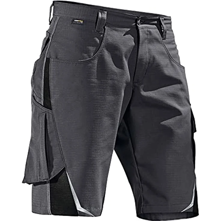 KÜBLER PULSSCHLAG Arbeitsshorts anthrazit, Größe 48, Herren-Arbeitsshorts aus Mischgewebe, leichte Arbeitsshorts von KÜBLER Workwear - Preisvergleich – Bild 1