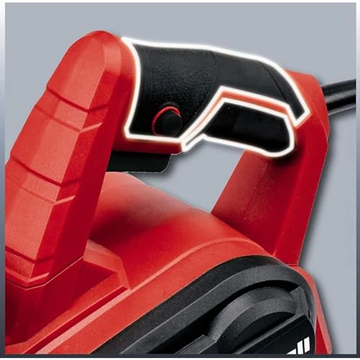 Einhell Elektrohobel TC-PL 750 (750 W, bis 2mm Spantiefe, große Messerwelle, automatischer Parkschuh, inkl. Parallel--Falztiefenanschlag, Wendemesser) – Bild 3