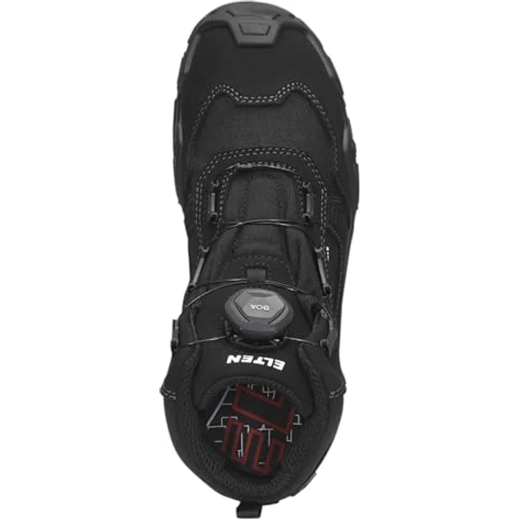 Elten MIKE BOA® black Mid ESD S3S Sicherheitsstiefel, hydrophobiertes Textil, atmungsaktiv, Größe 44 EU – Bild 8