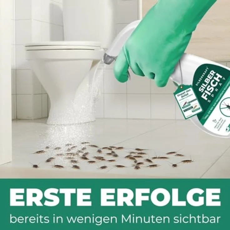 Silberkraft Anti-Silberfischspray 500 ml, effektive Schädlingsbekämpfung ohne Fallen, inklusive E-Book mit Experten-Tipps – Bild 5