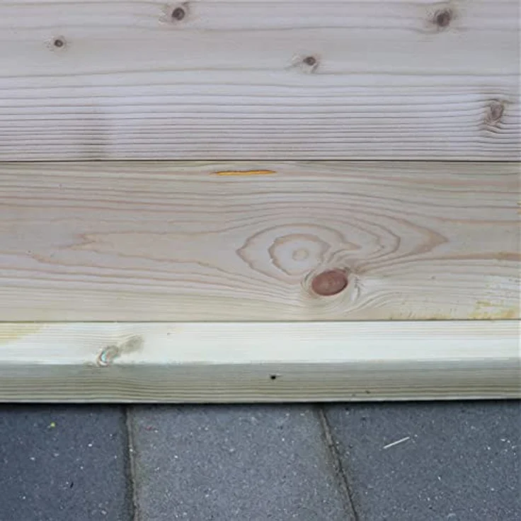 3 m² Alpholz 18 mm Holzfußboden für Gartenhäuser & Gerätehäuser | Universal Fußboden Naturbelassen – Bild 2