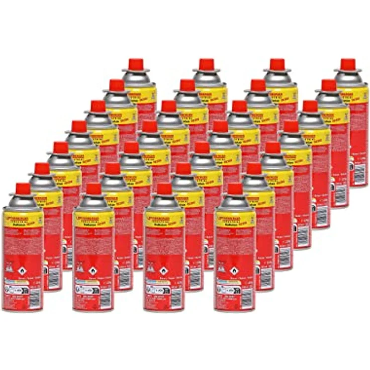 ROTHENBERGER RoButan Gaskartusche 220 g / 393 ml, Bajonett-Verschluss MSF-1A, 28 Stück in Kiste für Camping und Unkrautvernichtung – Bild 1