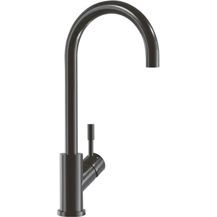 Villeroy & Boch Umbrella Küchenarmatur, Hochdruck, Wasserhahn Küche mit Keramikkartusche und 360° Schwenkbereich, Spültischarmatur wassersparend, Auslauf Höhe 275mm, Anthracite – Bild 1