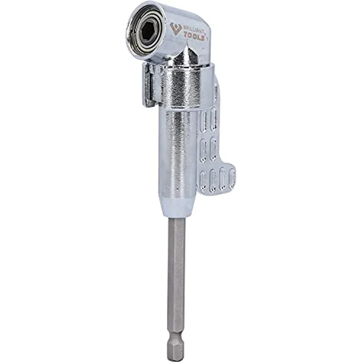 Brilliant Tools BT053001 Winkel-Bithalter, 105° abgewinkelt, magnetisch, Chrom-Vanadium-Stahl, 14 cm Länge – Bild 12