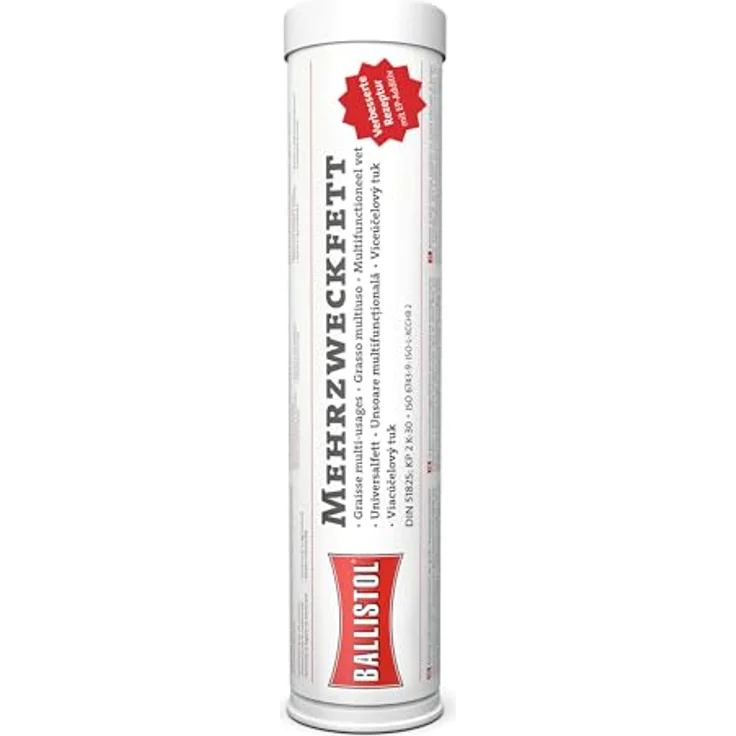 BALLISTOL 25350 Mehrzweckfett Kartusche 400g – Wasserbeständiges Universalfett – Gleitlager-Abdichtung, KFZ-Schmierung – Bild 2
