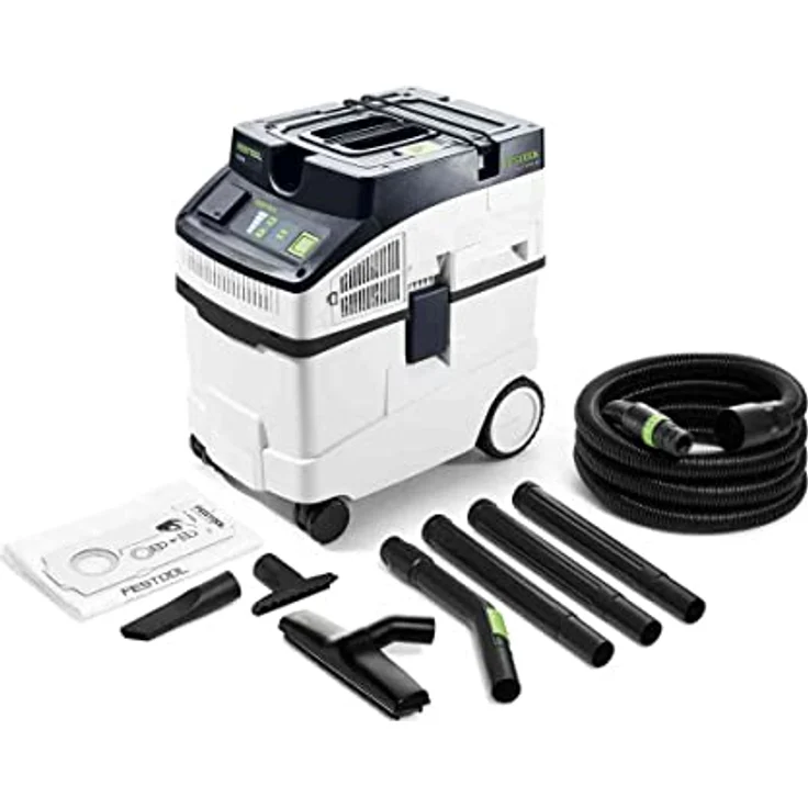 Festool Absaugmobil CT 25 E-Set CLEANTEC (mit Hauptfilter, Saugschlauch, SELFCLEAN Filtersack, Fugendüse, Polsterdüse, Handrohr gebogen, Verlängerungsrohre, Bodendüse) – Bild 1