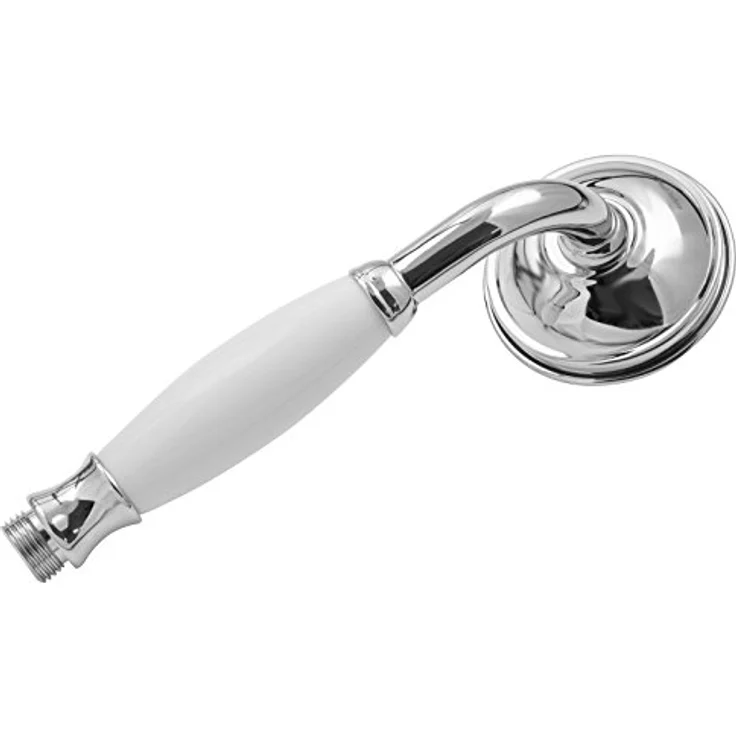 PaulGurkes Nostalgie Handbrause Retro Duschkopf Antik Brausekopf Messing Keramik – Bild 3