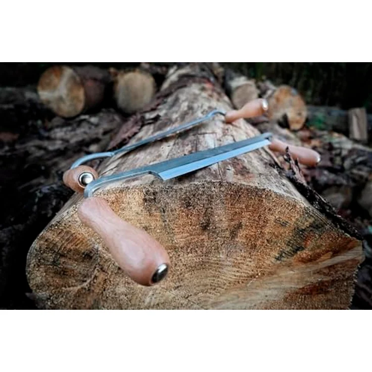 Kirschen Zugmesser gebogen mit Holzheft, 250 mm Schneidenlänge, zum Entrinden 250 mm – Bild 5