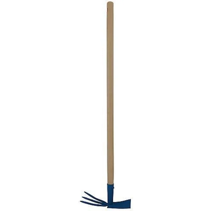 PROREGAL® Gartenhacke Mini, flach/3-zahn, 900mm, ideal zum Unkrautjäten