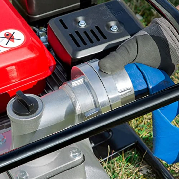 EBERTH Schlauchkupplung 3" Storz B75 Festkupplung aus Aluminium mit Dichtung, Innengewinde 87mm für Schmutzwasserpumpen – Bild 6