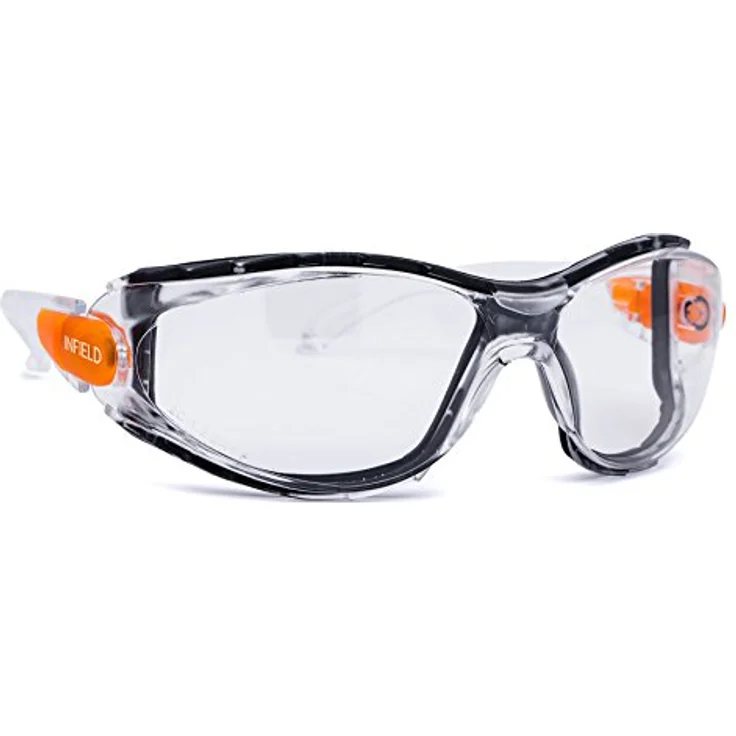 Infield Safety Matador Schutzbrille EN 166, klare Polycarbonatscheibe, antistatisch, kratzfest, individuell einstellbar – Bild 2