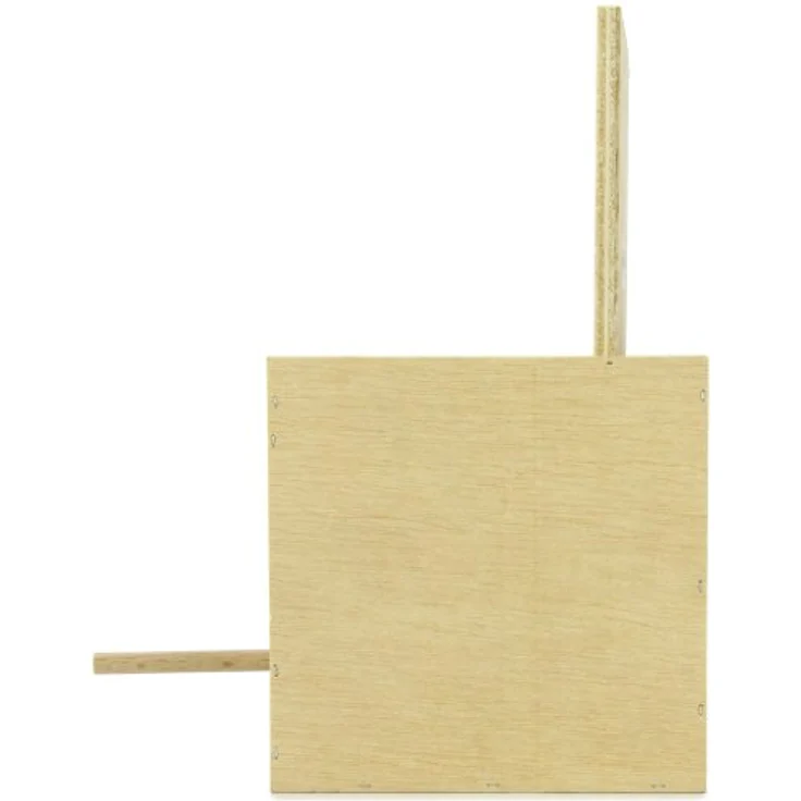 Nobby Exotennistkasten mit aufklappbarem Deckel und Anflugstange 15,0 x 14,5 x 15,0 cm – Bild 2