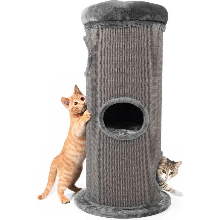 Canadian Cat Company Kratzbaum Kratzturm Olivia, 40 x 40 x 100 cm, Katzenhaus, Kratztonne – Bild 1