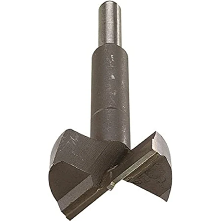 wolfcraft Zylinderbohrer HM-bestückt, Ø 35 mm, selbstschneidende Zentrierspitze, 2 Hartmetallschneiden für Resopal und beschichtete Platten – Bild 1