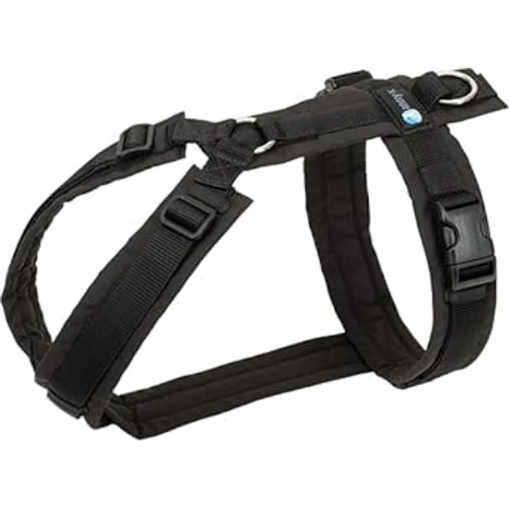 AnnyX Hunde-Geschirr Brustgeschirr Fun - gepolstert - superbequem, Nylon, bequemer Einstieg - für alle Rassen in Rot – Bild 1