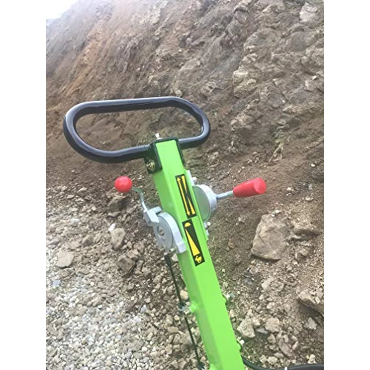 ZIPPER Rüttelplatte, max. 4300 vpm, (LxB) 40x63 cm, Vor- und Rücklauf, inkl. Gummimatte und Fahrwerk – Bild 4