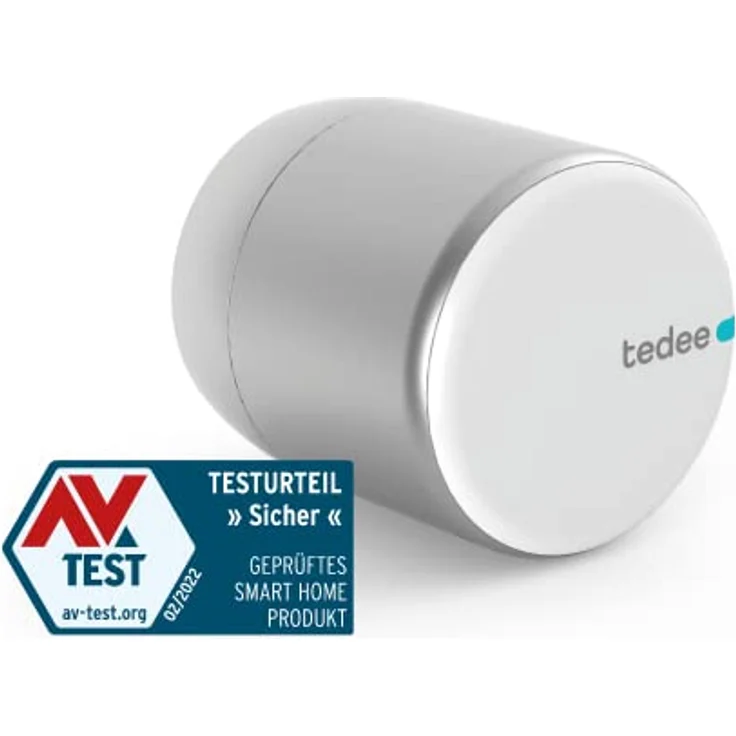 tedee Lock smartes Türschloss, nachrüstbar, Bluetooth-Steuerung, Zutrittsverwaltung per App, akkubetrieben, HomeKit-kompatibel, silber – Bild 2
