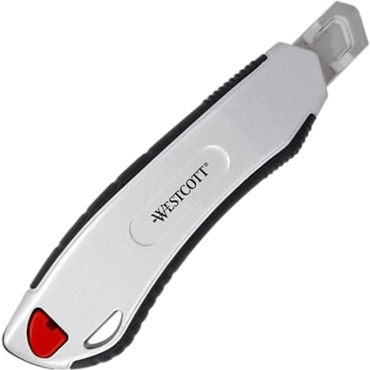 Cutter 18mm Alu silber-schwarz WESTCOTT E-84025 00 Aluminium – Bild 2