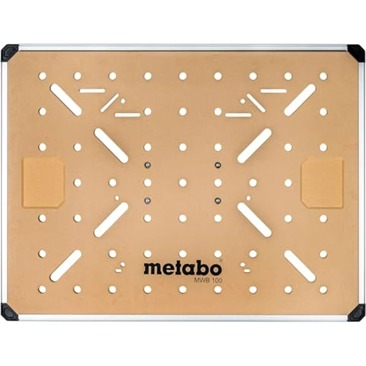 Metabo Multifunktionstisch mwb 100, mobile Werkbank mit höhenverstellbaren Standbeinen und robustem MDF-Tischplatte, transportabel – Bild 4
