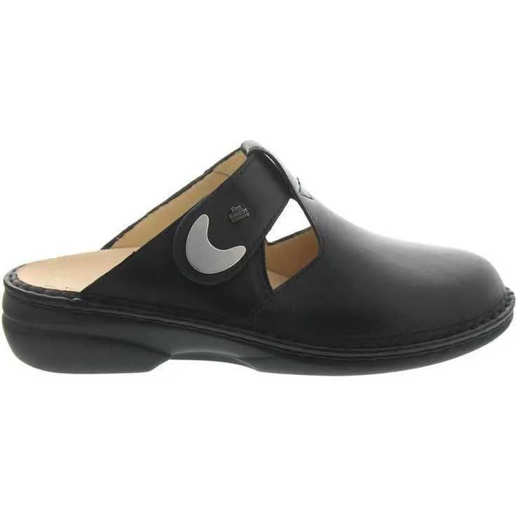 Finn Comfort Finn Comfort Belem, Sicherheitssandale, Nappaseda (Glattleder), schwarz 41, Klettverschluss, herausnehmbare Einlage, PU-Laufsohle