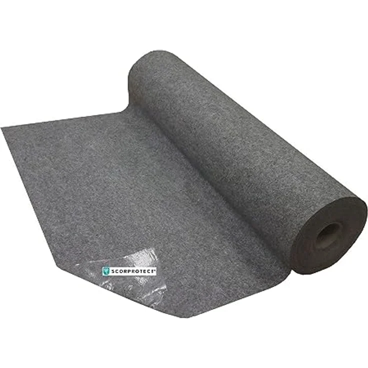Abdeckvlies AbdeckUni Sicher Schutzvlies 300 gr./m² selbstklebend 1 m x 25 m – Bild 1