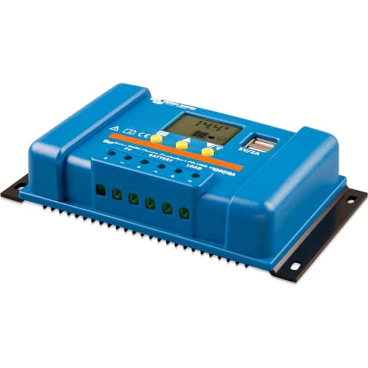 Victron Energy Blue-Solar PWM-LCD & USB, Solar-Laderegler mit LCD-Display, programmierbarem Ladealgorithmus und 2 x 5V USB-Ausgänge – Bild 3